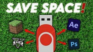 How to Install PC Games and Software in Pendrive  Portable Apps  portable apps for usb flash drive [upl. by Errol]