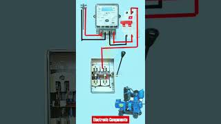 Electric manual changeover switch connection how to changeover connection shots [upl. by Angelle]