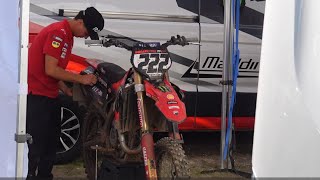 Antonio Cairoli training for Arnhem MXGP with Ducati DESMO450 MX  Lommel motocross [upl. by Georgie239]