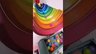 marble Run Race ASMR 152 Wooden Wave Course Colorful Marbles marblerun marblerunrace asmr [upl. by Savage434]