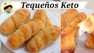 Tequeños Keto Deditos de queso keto Cetogénicos   Sin Azúcar  Sin Gluten [upl. by Bassett]