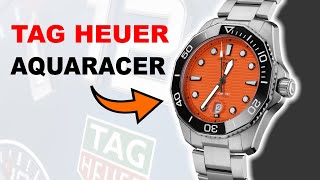 TAG Heuer Aquaracer Professional 300 Orange Diver WBP201FBA0632 Unboxing [upl. by Rramaj135]