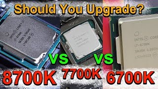 Intel i78700K vs 7700K vs 6700K  Should You Even Upgrade [upl. by Rexferd]