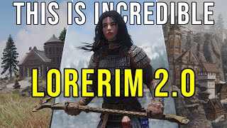 LORERIM 20 Is Incredible  3400 Skyrim Mods  Live Gameplay [upl. by Auqenahs]