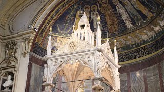 【ローマ観光】音楽の守護聖人チェチリアに捧げられたサンタチェチリア聖堂 Basilica of Santa Cecilia in Trastevere [upl. by Noret]