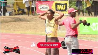 Tyreek Robinsons Incredible Performance in Class 2 Boys 200m Win  Watch the Race Now [upl. by Hodgkinson]