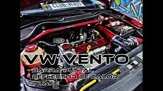 Volkswagen Vento 16 Instalación de Strut barbarra estabilizadora intake y deflector de calor [upl. by Meeker]