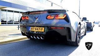 Chevrolet Corvette C7 Z06 Stingray Convertible LOUD Revs Exhaust Sounds [upl. by Ettenwad]