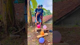 Pecahin balon diy kreatif viral art craft [upl. by Annet42]