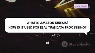 What is AWS kinesis Data engineering Interview Questions [upl. by Nitnelav879]