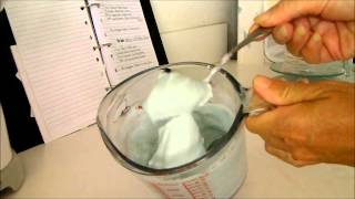 Making Spearmint and Pumice Pedi Scrub [upl. by Yduj]