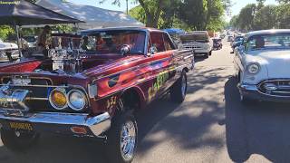 classic car show major events around USA 1000s of classic cars hot rods old trucks gasoline powered [upl. by Tybald]