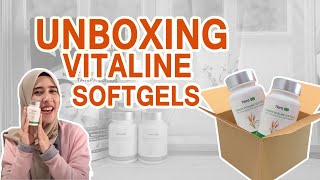 🎁 Unboxing  Review Vitaline Softgels Tiens Pemutih Badan [upl. by Robinett]