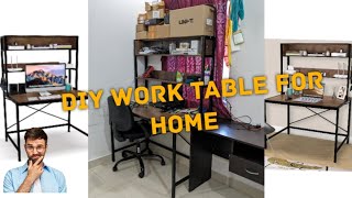 DIY Work Table for Home  diy work table home  amazon purchase  electronics lab asmr [upl. by Dielle]