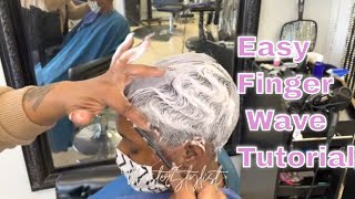 Finger Waves Tutorial  Beginner Friendly [upl. by Farleigh108]