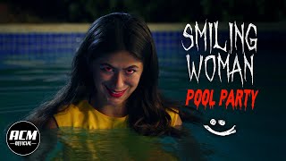 Smiling Woman Pool Party  Short Horror Film [upl. by Fisk753]