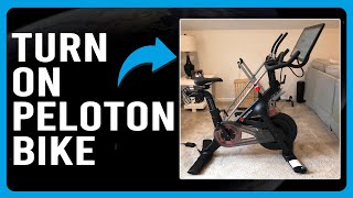 How To Turn On Peloton Bike How To Set Up Your Peloton Bike [upl. by Oirasec]