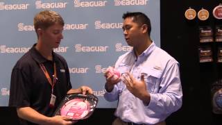 Seaguar Pink Label Fluorocarbon Line at ICAST 2014 [upl. by Bremble]