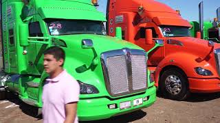 Concursantes de arrancones de trailer chignahuapan 2023 camion tractomulas tractor viral [upl. by Lightman]