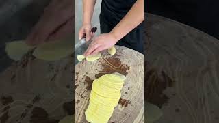 How to peel potatoes vegetableart cuttingtricks [upl. by Dori]