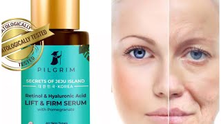 Pilgrim retinol amp hyaluronic Acid review [upl. by Nirrak]