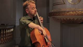 Bach cello solo Henrik Dam Thomsen Suite 1 nr 6 Gigue V1 [upl. by Columbus]