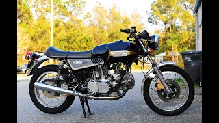 1978 DUCATI DESMO 900 for sale  riding video [upl. by Namaan]