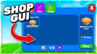 Creating the Shop GUI Roblox Studio Simulator Guide Episode 4 [upl. by Attaynik]