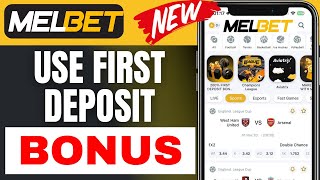 How To Use First Deposit Bonus In Melbet 2024 [upl. by Marten560]