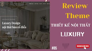 Review theme nội thất Luxury  Theme flatsome rẻ đẹp codedepnet [upl. by Kloster]