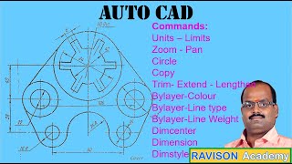 AutoCAD Exercise 04 [upl. by Eerol]