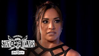 Raquel Gonzalez is ready for the moment NXT TakeOver Stand amp Deliver PreShow April 7 2021 [upl. by Asenej]