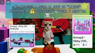 OBBY DE quotAIMEP3quot INGRESA BAJO TU RIESGO ⚠️☠️ ROBLOX NO SKIP [upl. by Asssilem]