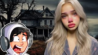 I Spent the Night in a Haunted House With My CRUSH STORYTIME [upl. by Ambrogino]