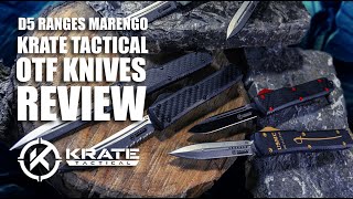 Krate Tactical OTF Knife Test and Unboxing [upl. by Sauder]