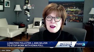 Longtime pollster J Ann Selzer to stop work with Iowa Poll [upl. by Pegg]