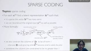 Neural networks 81  Sparse coding  definition [upl. by Enenej]