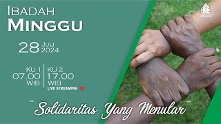 Live Streaming  Ibadah Minggu  28 Juli 2024  GKI Jatibarang [upl. by Salokkin]