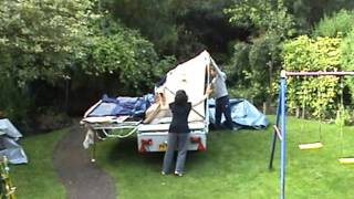 putting up the Trigano Oceane Trailer 315GL tent [upl. by Morrissey]