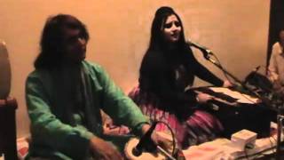 Ustad Tari Khan Sabh Playing Tabla with Prabjyot Kaur In Mumbai At Talat Aziz Ji s House [upl. by Saalocin]