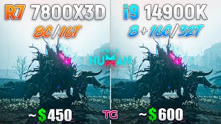 Ryzen 7 7800X3D vs Core i9 14900K in Once Human [upl. by Ellenyl525]