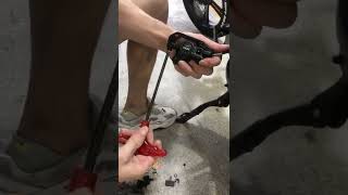 How to exchange LiNing brake pads cmacewheel rx20 max ks26 gw20 Y20 [upl. by Sotsirhc]