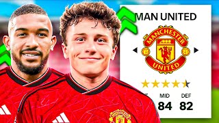 I Rebuild MANCHESTER UNITED To Win TROPHIES 🏆 [upl. by Showker]