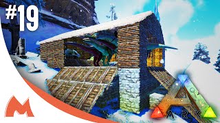 ARK Survival Evolved  BUILDING A DINO BARN S2E19 [upl. by Ihab39]