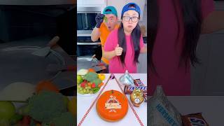 Happy Thanksgiving cake vs bell peppers ice cream challenge🍨 funny by Ethan Funny Family [upl. by Ros]