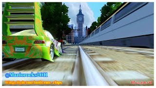 Cars 2 The Video Game  Wingo  Battle Race GB  Hyde Tour 9 Laps [upl. by Nyrroc473]