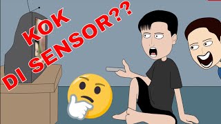 Animasi  Sensor TV Pentil sapi kok di sensor [upl. by Eiramanad]