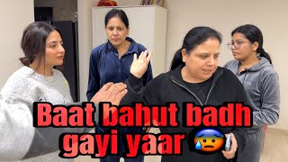 Baat bahut zyada Bigad gayi yaar😰 vlog vihaannjasleen jahaann [upl. by Demetre]