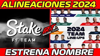 🚨 ¡CAMBIO CONFIRMADO EQUIPO ESTRENA NOMBRE ✔ ALINEACIONES COMPLETAS F1 2024 🏁 [upl. by Jessalyn687]