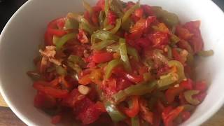 Piperade recette facile et rapide [upl. by Einnob]